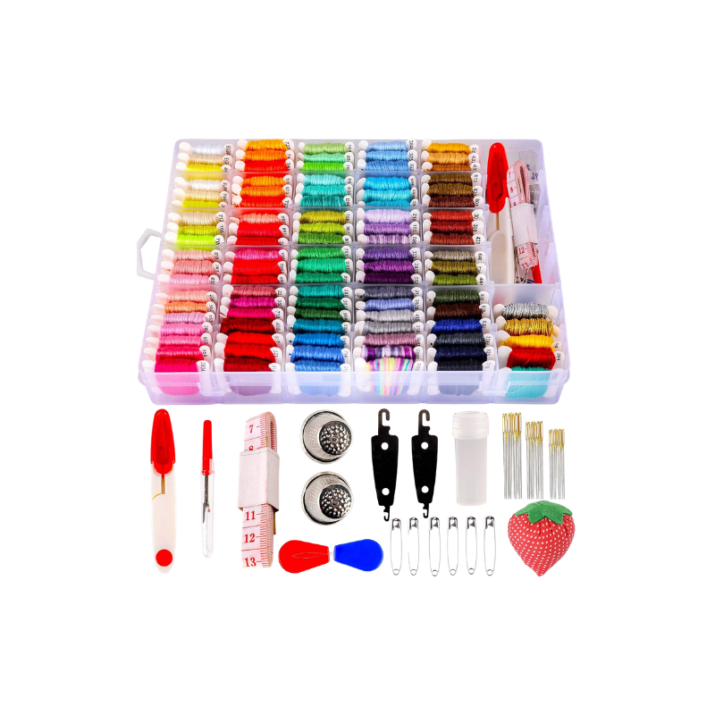 200pcs Embroidery Floss Kit